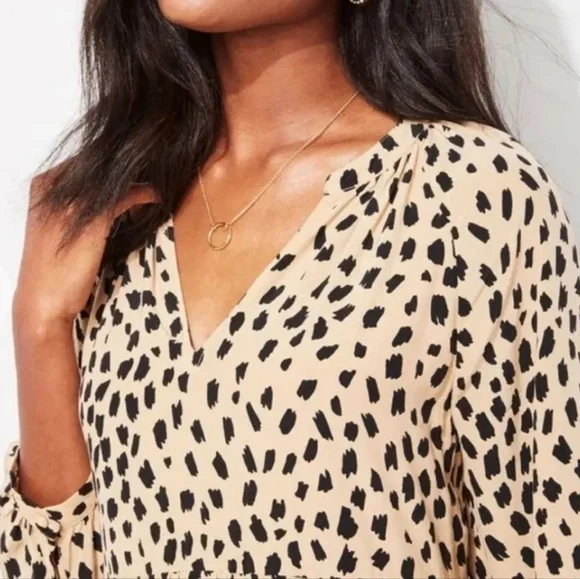 Vineyard Vines Wild Spotted Tiered Leopard Dress XS - Picture 2 of 7